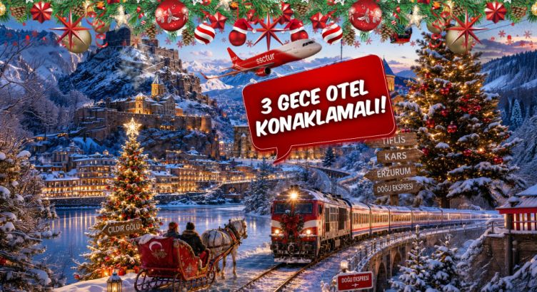 Uçaklı Yılbaşı Özel Gürcistan Tiflis Kars Erzurum Doğu Ekspresi Turu